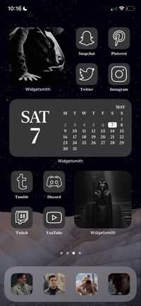 Marvel Moon Knight theme home screen