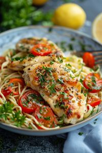 Indulge in the rich flavors of Chicken Scampi with this easy recipe that will soon become a family favorite. Tender chicken cooked to perfection in a garlic-infused creamy sauce, served over a bed of al dente pasta - simply irresistible! Whether you're planning a cozy dinner for two or looking to impress guests at your next gathering, this dish is sure to be a hit. Elevate your cooking game and savor the comforting taste of homemade Chicken Scampi tonight!