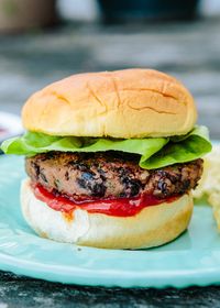 Recipe: Black Bean Burgers with Chipotle Ketchup — Vegetarian Recipes from The Kitchn