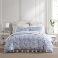 Laura Ashley Lorelei Duvet Cover Set USHSFN1264308, Color: Indigo - JCPenney