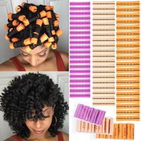 PRICES MAY VARY. Perm Rods Package: 60pcs perm rods for hair (20pcs jumbo size orange color, 20pcs large size yellow color, 20pcs medium size purple colors. Fits most lengths of straight, wavy, curly hair, perfect nice to use for long hair, or you want body wave and ocean wave. No Damage Hair Rods: our hair curling rollers are made of quality plastic, non-slip and heatless, won't damage your natural hair, durable and safe to apply, not easy to break.Professional high quality non-slip cold wave r