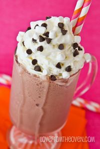 Frozen Hot Chocolate at Love From The Oven