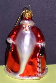 Disney NMBC Santa Claus blown Glass - Toys by Stacy