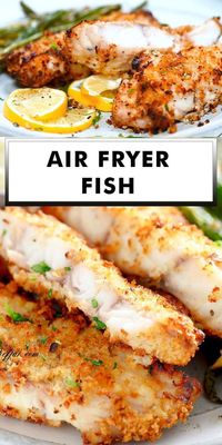 Discover the ease of making Air Fryer Fish! Crispy on the outside, tender and flaky inside, this method offers a healthier alternative to traditional frying.