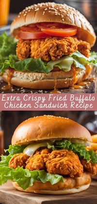 Extra Crispy Fried Buffalo Chicken Sandwich Recipe If you’re craving a sandwich that packs a punch, then look no further than the Extra Crispy Fried Buffalo Chicken Sandwich. This recipe is a game-changer, combining a perfectly fried chicken breast with the bold, spicy kick of Buffalo sauce, all piled high on a soft bun with […]