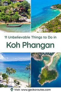 ant to party in Koh Phangan? Great! Want to snorkel, dive, lounge on the beach or spend the day on a boat tour exploring other islands? You can do that in Koh Phangan. Our epic list of the top things to do in Koh Phangan will help you find the best parties in Koh Phangan, know when to visit and also discover what else there is to do on this Thai island.