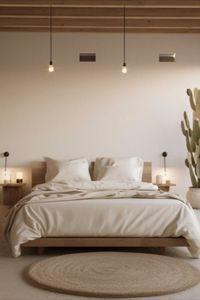 Bedroom ideas in earthy tones. The color trend for bedrooms connects us with nature and gives us calm and coziness.