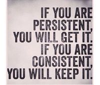 #FridayFitspiration: Keep at it. It's not what you do some of the time, it's what you do MOST of the time that counts. Never give up, and you'll never fail. | Fitbie.com