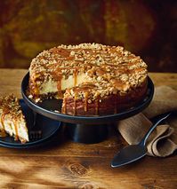 Apple crumble cheesecake recipe | Sainsbury`s Magazine