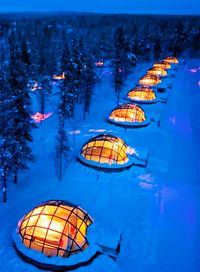 You Can Rent A Glass Igloo In Finland To Watch The Northern Lights - I live in Finland and didn't know that. Awesome! Must go to Lapland