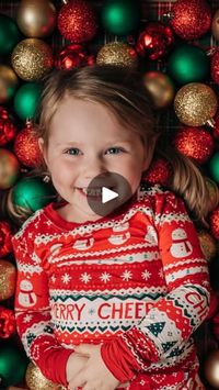 1.5M views · 116K reactions | Having a bauble🎄✨ 

#christmaspictures #christmaspics #babysfirstchristmas #christmasornament #photoideasforkids #christmasphotoideas | Brianne Martin