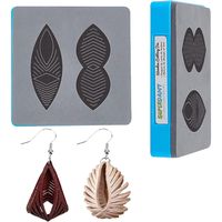 Fringe Hoop Earring Wooden Die Cutting Tassel Leather Cutting Dies Earrings Die Cut DIY Leather