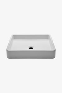 Discover Clara Vessel Rectangular Vitreous China Double Glazed Lavatory Sink 20 1/2" x 14 3/4" x 3 15/16" Online | Waterworks