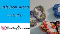 Crochet Butterfly Magnet - Craft Show Favorite (Quick and Easy)