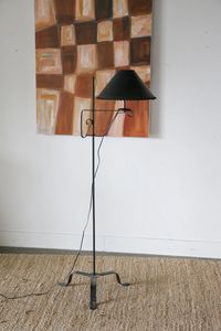 Vintage Wrought Iron Tripod Floor Lamp – Brick Alley Co.