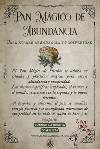 ✨Receta de Pan y ritual para atraer la abundancia y la prosperidad a tu hogar ✨ #magia #brujeria #wicca