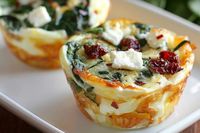 Spinach, Feta, and Sun-Dried Tomato Egg Muffin Cups