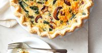 Mushroom, Spinach & Swiss Cheese Quiche Recipe - Magnolia