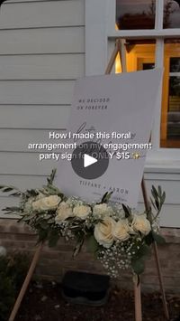 2.3K views · 6.8K reactions | Beautiful DIY wedding sign inspiration! 🪧

🎥Credit: @piffanyandco | Wedding Vendor Directory 💍 USA, Canada & Online Vendors