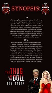 book description for the book 'The Thug & HIs Doll' by Bea Paige. -book 1 in the Princetown Heirs series- ( created by: etherealdreams.s )