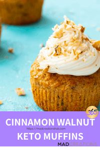 Walnut Cinnamon Keto Muffins