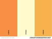 Orange and Cream Color Palette