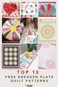 Top 13 Free Dresden Plate Quilt Patterns (+6 Bonus Patterns For Sale)