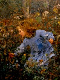 Detail from Le Père Jacques (Woodgatherer), 1881, by Jules Bastien-Lepage.