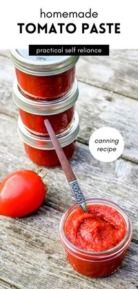 Discover the joy of preserving tomatoes with our easy-to-follow homeamde tomato canning recipe. This guide focuses on canning tomato paste, providing a practical and delicious way to extend the life of your tomato harvest. Whether you're new to canning or seeking to refine your skills, this guide is a great addition to your home canning journey.