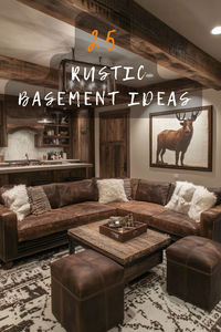 Transform your basement into a rustic retreat! Click to discover 25 cozy and charming rustic basement ideas that'll inspire your next project. 🏡🔥 #RusticBasement #CozyHome #BasementIdeas #HomeRenovation #RusticCharm