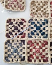 Crochet Checkerboard Granny Square Blanket - Crochet For You