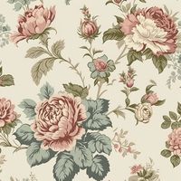 The vintage floral pattern is a classic and timeless design that features delicate flowers and foliage in muted and pastel colors. The pattern has a sense of nostalgia and romanticism, with the flowers and foliage arranged in a way that creates a sense of delicacy and grace. Vintage floral patterns often feature flowers such as roses, peonies, and lilies, depicted in a way that looks as if they were painted by hand. What makes the vintage floral pattern so unique is its sense of history and trad