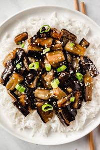 Chinese Eggplant Recipe With Garlic Sauce — Damn, Spicy!