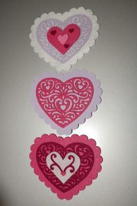 Felt Hearts - B4 and Afters