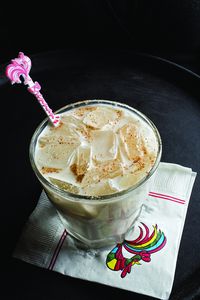 Brennan's Brandy Milk Punch Recipe - Saveur.com - Along with the bloody mary, this creamy cocktail is a New Orleans brunch mainstay. It features an aromatic cognac named for the French emperor Napoleon Bonaparte that's aged at least five years.