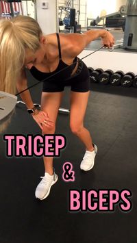 Biceps and tricep gym workout to get toned arms using weights, cable machine, dumbbells and weighted plates. This upper body focused workout will help you feel strong and sculpted.