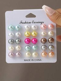 Don't miss this hot deal on SHEIN! Save big on this!🛒15pairs Colorful Beaded Pearl Simple Stud Earrings Set For Girls 1.3k  sold
💰Price[$1.20] -37%