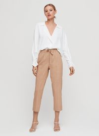 MARTIN BLOUSE - Cropped, V-neck blouse 98