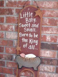 Outdoor Nativity Sign