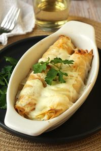 Seafood Crepes Recipe with Béchamel Sauce - Mangia Bedda