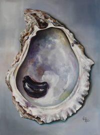 Saatchi Art is pleased to offer the Art Print, "Ruffled Oyster Shell," by Kristine Kainer. Art prints are available from $60 USD. Archival inks on Fine Art Paper, Canvas. Size is 12 H x 9 W in.