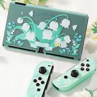 Cute and practical, which is designed to offer full protection to your Switch OLED/Nintendo Switch. Five pieces protective shell, easy to install and remove. Exact cut and design fits the switch oled console and joy-cons perfectly. Made of high quality PC material,sturdy and wearable, protect your Switch OLED from daily bumps, scratches, dust and splashing. Keep the original soft touching feelings, non-slip and anti-fingerprints,the silky,soft-touch gives you a better gaming experience while playing.