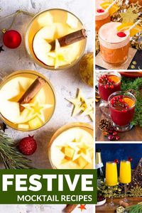 Whether you’re looking for a festive punch for a Christmas party, a hot beverage to take on a winter walk or a fancy mocktail to ring in the New Year, I have you covered. This collection of festive non-alcoholic cocktail recipes has something for everyone.