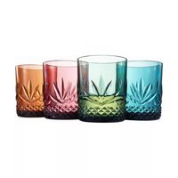 Khen's Shatterproof Muted Colored Acrylic Whiskey Glasses, Luxurious & Stylish, Unique Home Bar Addition - 6 Pk : Target