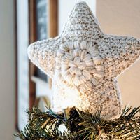 "This listing is for a CROCHET PATTERN ONLY, not a finished product. PLEASE READ ENTIRE DESCRIPTION BEFORE PURCHASING. If you're NOT a crocheter and looking for the physical star tree topper to purchase for yourself or as a gift, you can find it at my other listing here (when in stock): https://etsy.me/2IMlVve IMPORTANT NOTE: PDF downloads are non-refundable and aren't eligible for exchanges due to the nature of these items. + DESCRIPTION + The Snow Drift Tree Set has all your Christmas Tree dec