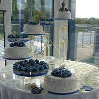 Decorate your special day with our Cupcake stand! Our Cupcake stand is great for weddings, parties, events or simply using it in your own home.WHAT YOU GET 4 x 12" Round Plates with 2 x 6" tall tubes. 2 x 10" Round Plates with 1 x 8" tall tube. 4 x 8" Round Plates with 2 x 12" tall tubes. 4 x 6" Round Plates with 1 x 18" tall tube, 1 x 6" tall tube. tall tube is used for cake, short tube is used for centerpiece bouquet holder. Our tubes are clear acrylic, which means you can decorate the inside