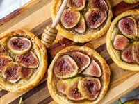 Easy Fig Puff Pastry Tartlets - or use seasonal fruit of choice