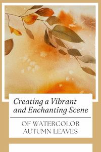 Autumn is a season that bursts with color, making it the perfect inspiration for watercolor painting. Capturing the vibrant hues and delicate textures of autumn leaves can be a deeply rewarding experience, and watercolor is the ideal medium for this task.In this article, we’ll explore how to create a stunning scene of watercolor autumn leaves, inspired by a wonderful video tutorial by Creative Lass. Whether you’re new to watercolor or looking to refine your skills, this guide...