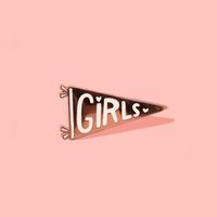 Girls Flag Pin