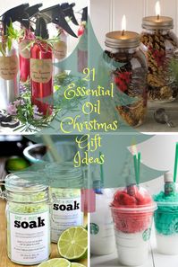 21 DIY Christmas Gift Ideas with Essential Oils